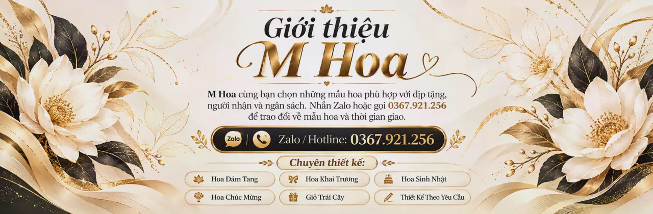 Ảnh bìa Shop hoa tươi Xã Thái Hoà Phú Thọ - Chọn hoa theo câu chuyện của bạn